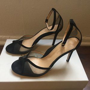 Marion Parke Lolita Suede/Mesh Heels